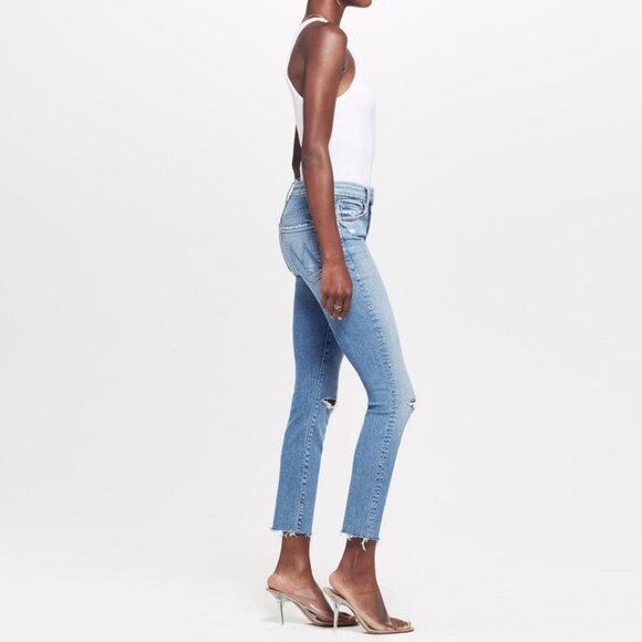 Mother High Waisted Looker Ankle Fray Size 25 - Picture 2 of 14